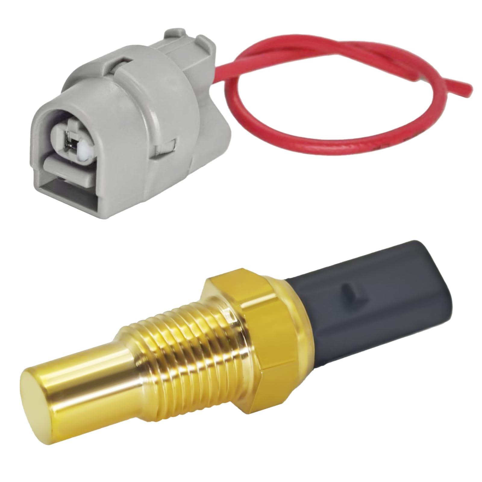 83420-20040 Coolant Temperature Sensor with Connector Pigtail Harness – Direct Replacement for Toyota Tacoma 2.4L/3.4L, 4Runner, Tundra, Lexus ES300/
