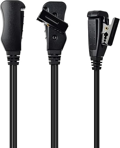 Miniatura 3 de HYS Auricular de radio de 1 cable para Motorola Single Pin SL300 SL7550 SL7580 SL7590 SL4000 SL3500e SL1K SL1M, auricular de radio de vigilancia de