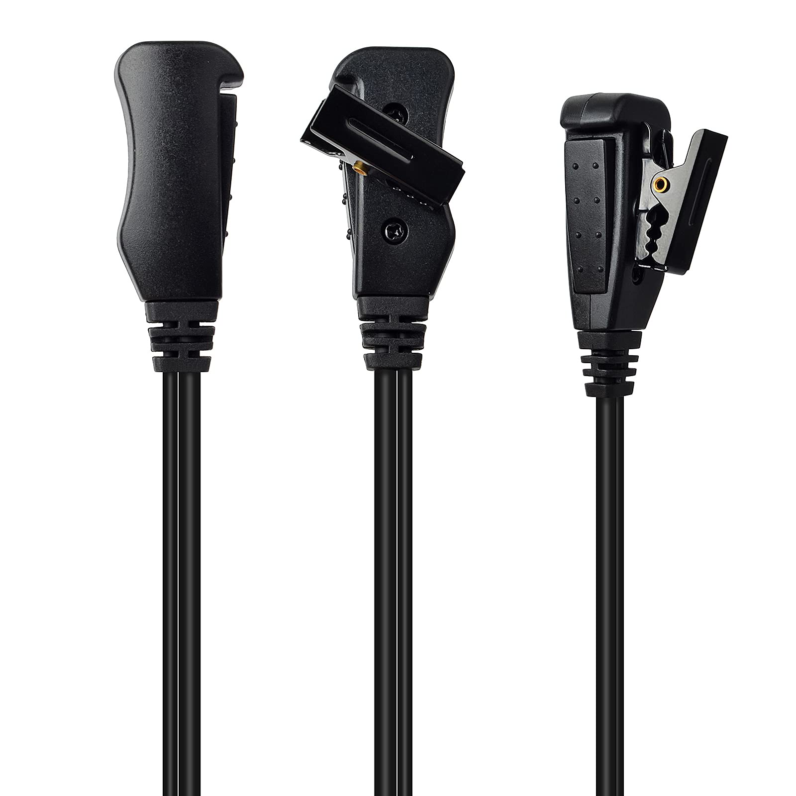 HYS Oreillette Écouteurs Radio compatibles avec Hytera HYT HYT210 PD405 PD505 TC-620 Midland Radio G15Pro G18 Talkie Walkie avec Microphone et PTT (H3A)
