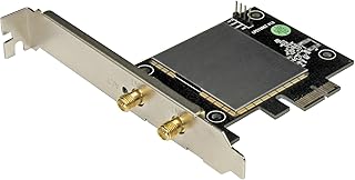 StarTech.com AC600 Wireless-AC Network Adapter - 802.11ac, PCI Express - Dual Band 2.4GHz / 5GHz PCIe Wireless Network Card (PEX433WAC11)