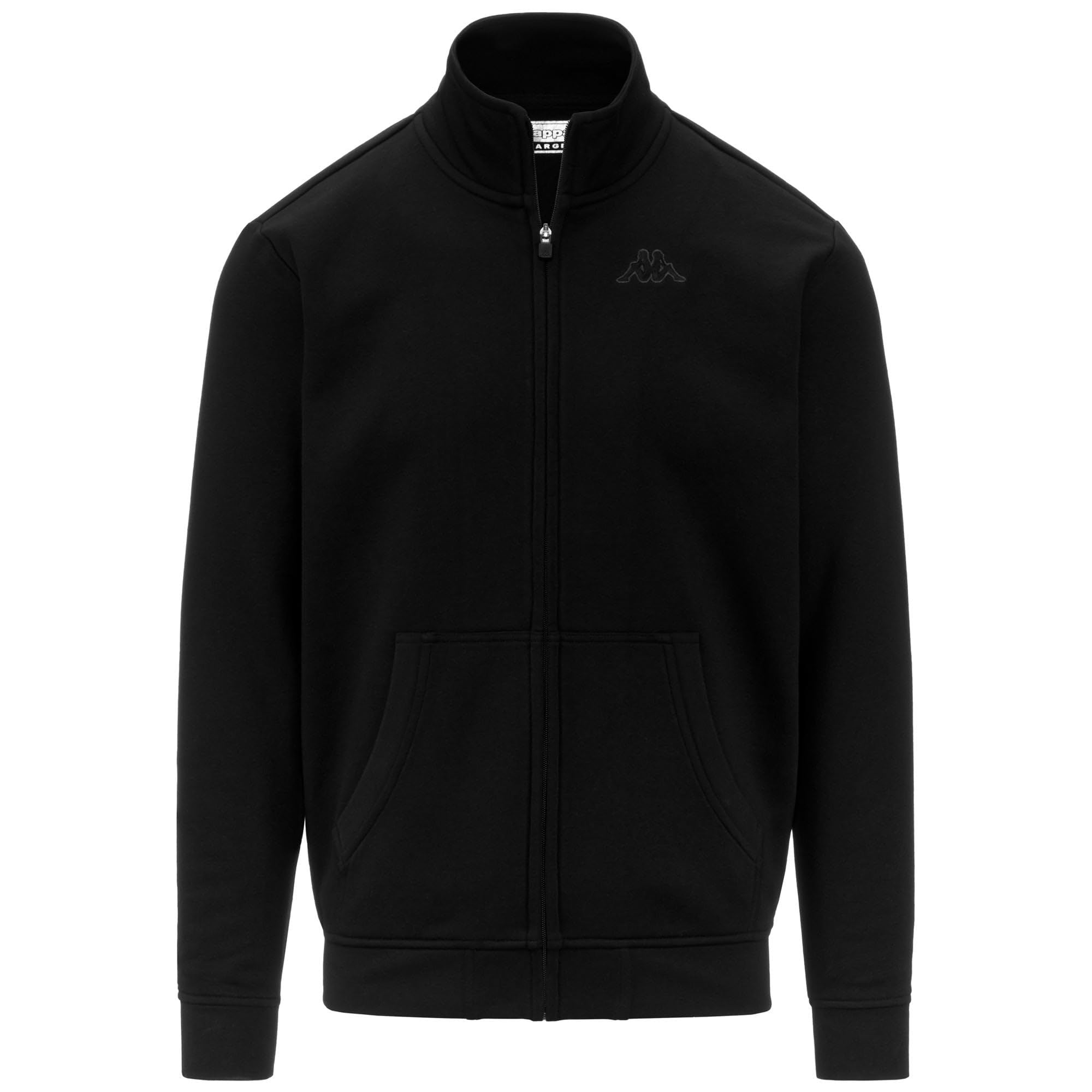 Kappa - Felpa con Zip, Uomo, Cotone, Sportivo, Modello: Logo Korpo Zentil