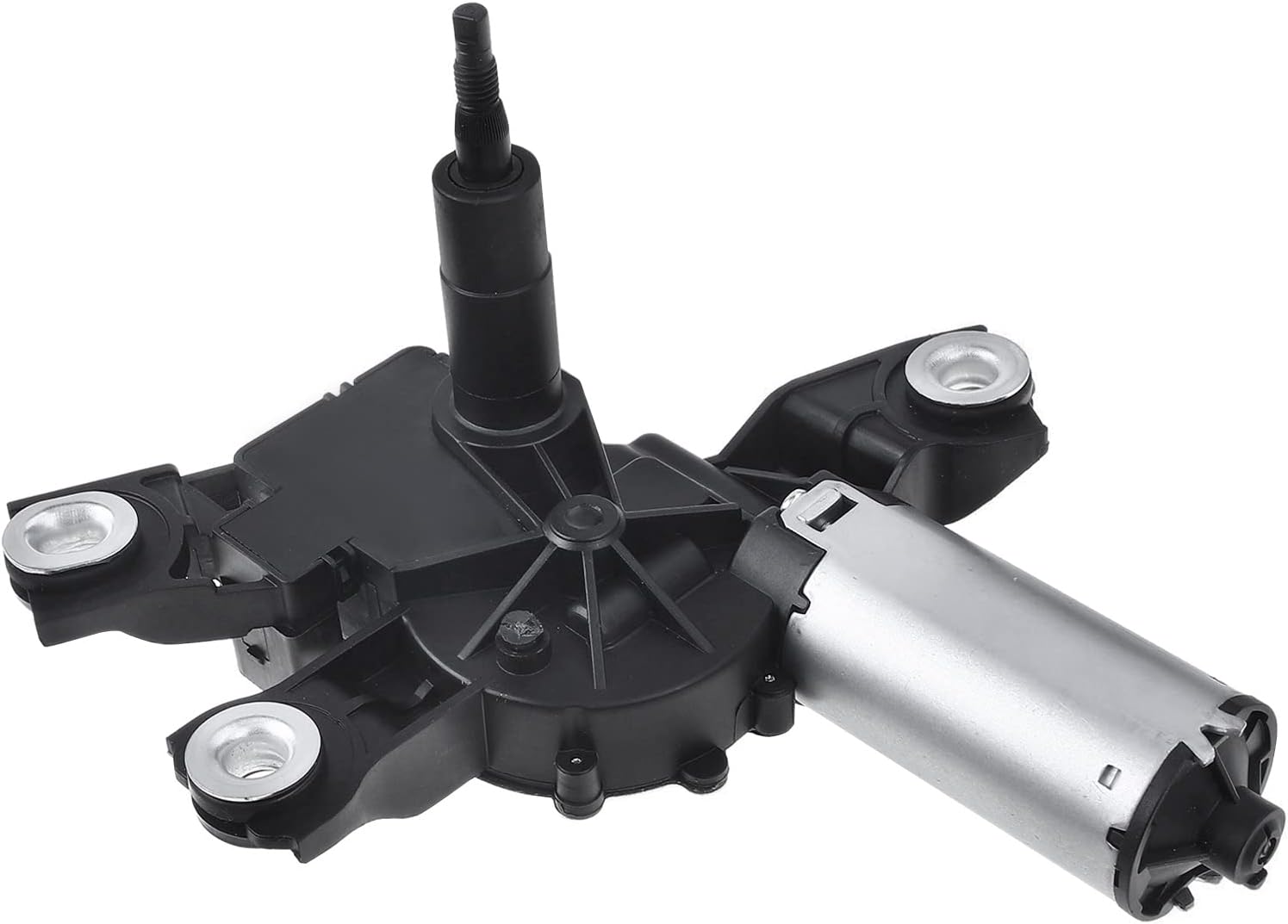 A-Premium Rear Windshield Wiper Motor Compatible with Volkswagen Tiguan 2013-2017 1.4L, Tiguan 2009-2017 2.0L, Sport Utility, 4-Pin, Replace OE# 5N0955711A