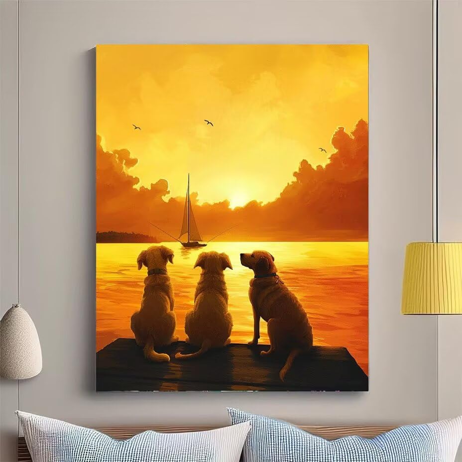 Diamond art point de croix de haute précision avec strass scintillants format 45x60cm - 2