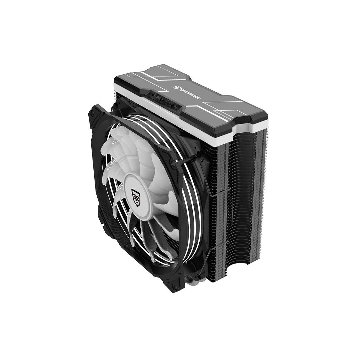 Nfortec CENTAURUS X Ventilador CPU 4 Pipes 120mm A-RGB PWM Negro