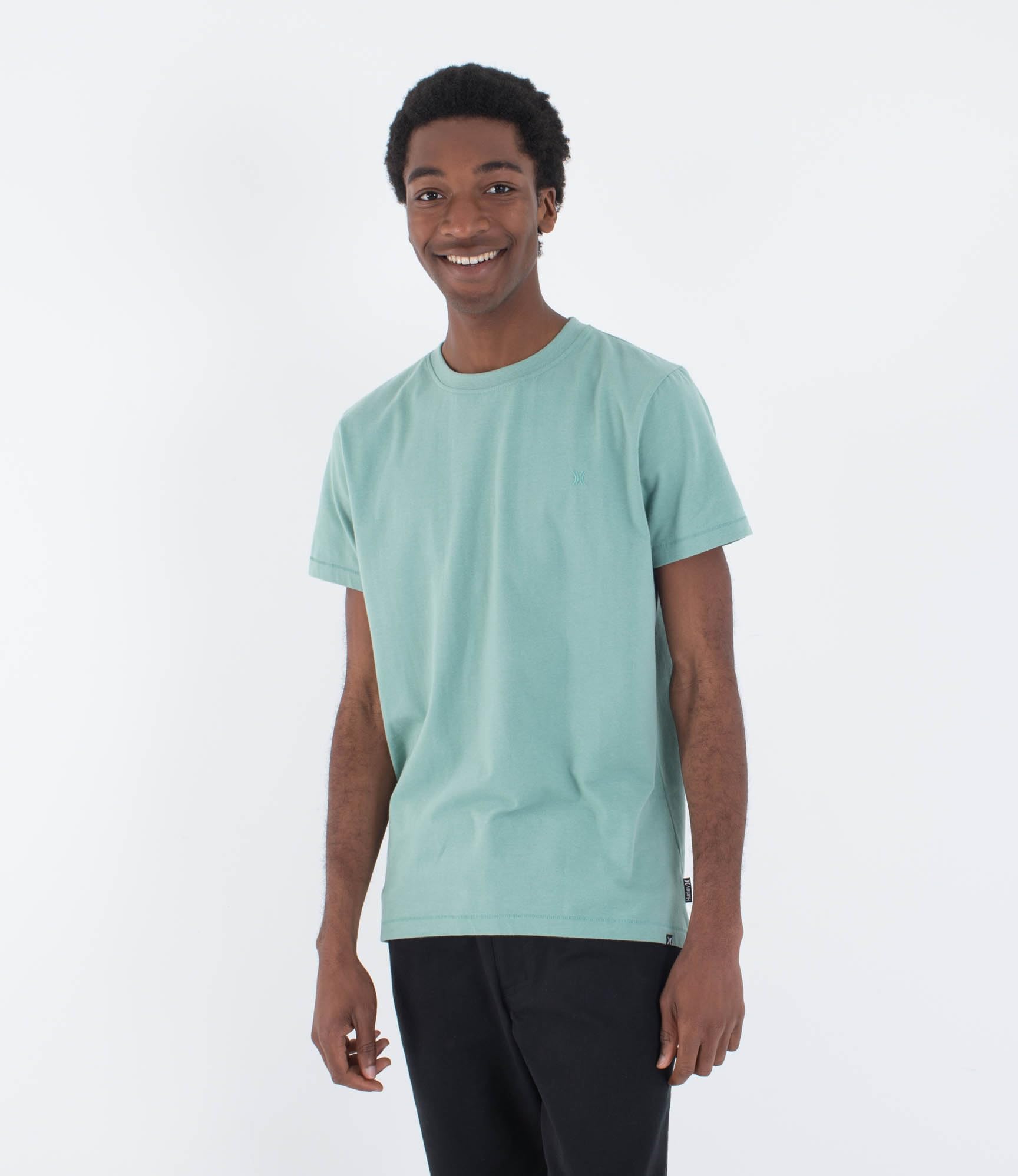 Hurley Mens M Low Tide Tee T-Shirt, Artillery, S EU