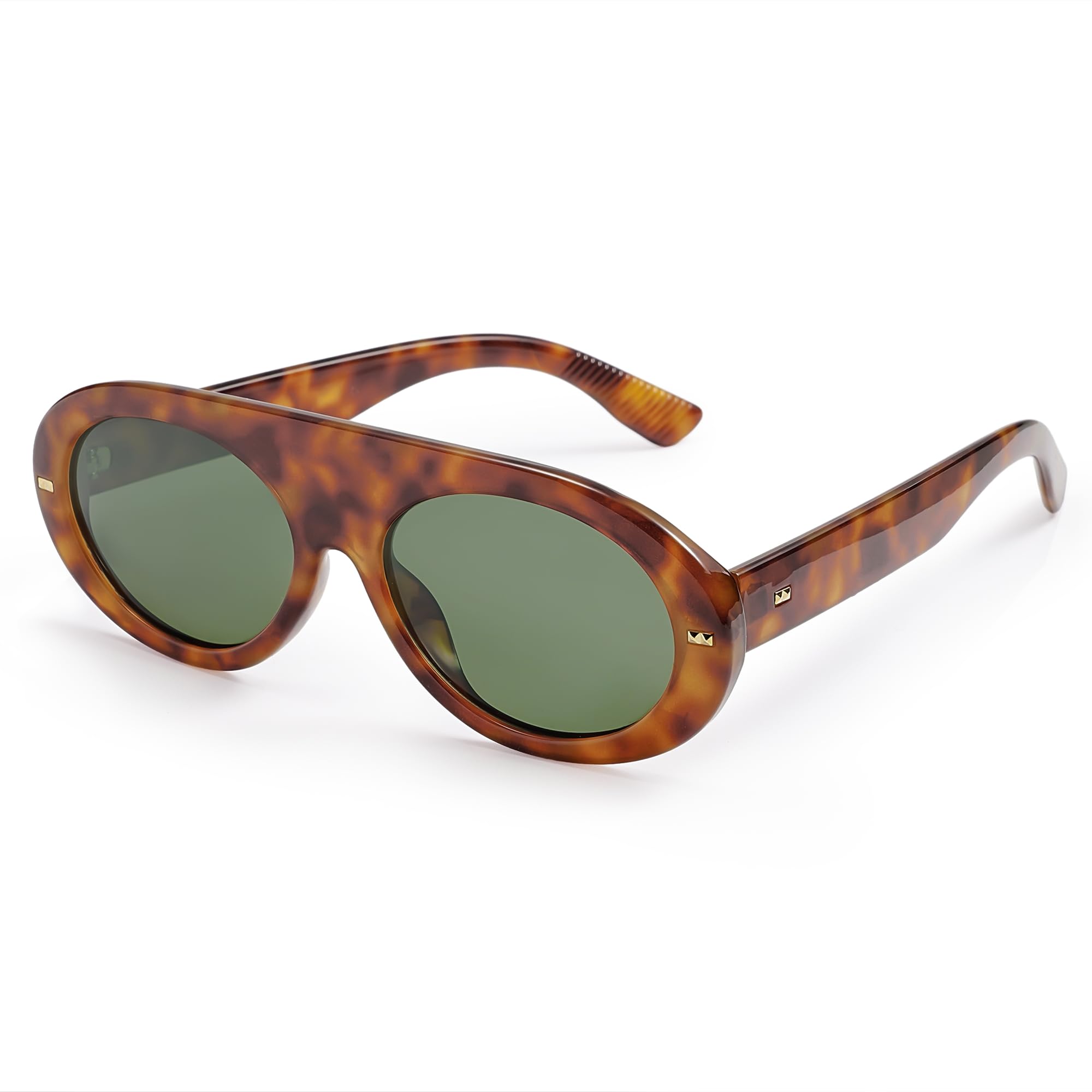 SOJOS Trendy Flat Top Polarized Sunglasses SOJOS Classic Square Polarized Sunglasses for Women Men  main image 3