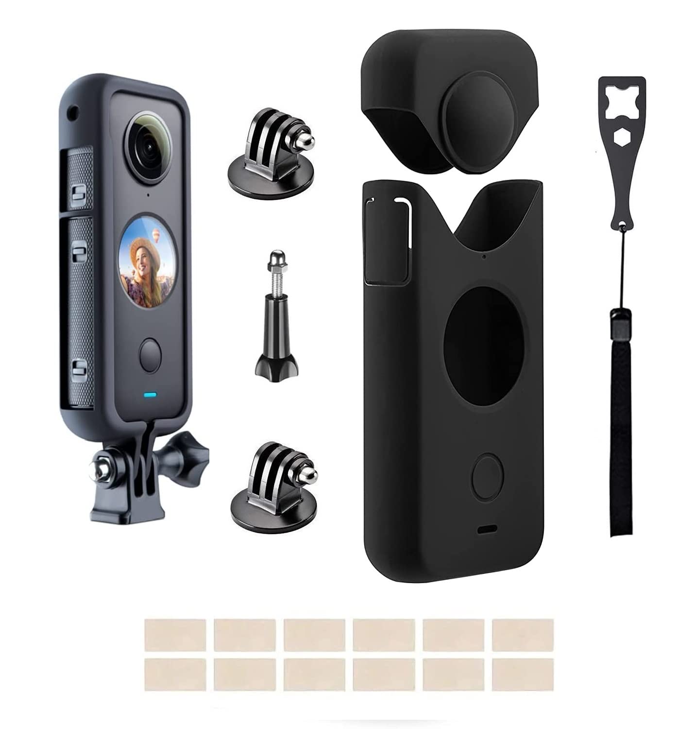 ADOFYS Protective Frame Camera Mount+Black Silicon Rubber