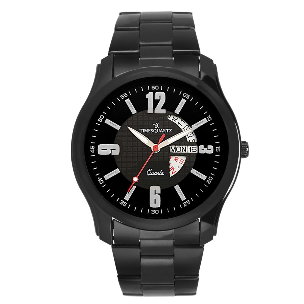 TIMESQUARTZ Wrist Watch for Mens Analog Black Dial Mens Watch - A 244 (B07439TJK3) Amazon Price History, Amazon Price Tracker