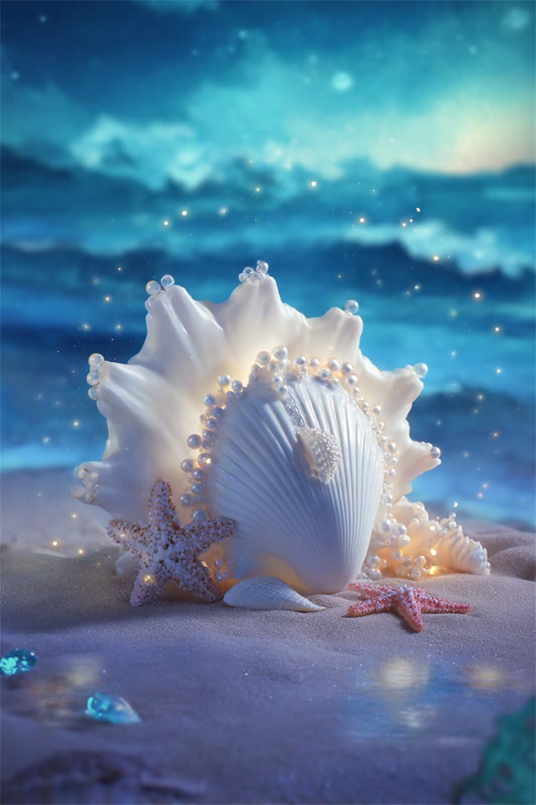 Puzzle 1200 Pezzi per Adulti Conchiglie Spiaggia Gioco Educativo Divertimento Impossible Difficile Puzzle per Adulti 1200 Pezzi 75 x 50 cm