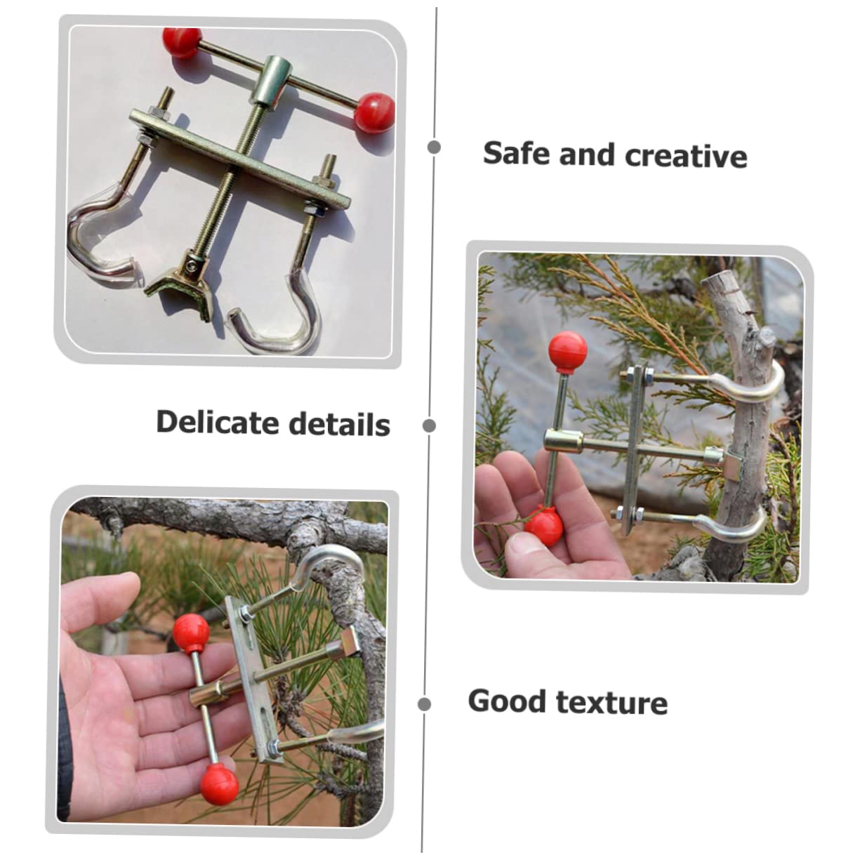Supvox 3St Trimmer hochastschere gartenwerkzeug Bonsai Styling Werkzeug Bonsai Tools bonsaischere Bonsai-Baumzweig Gartenbieger Bonsai-Werkzeug für den Garten Modellierungswerkzeuge Eisen