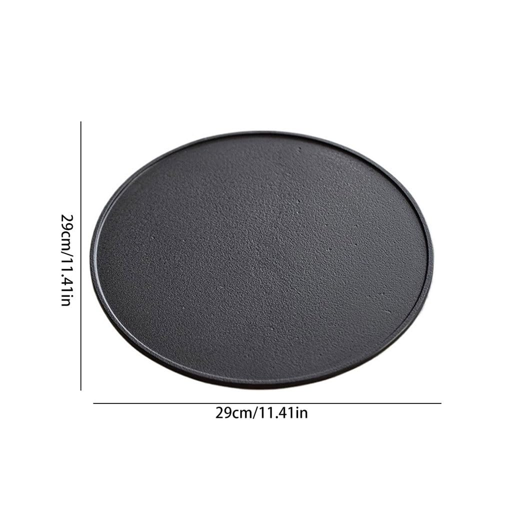 Wielofunkcyjna taca do serwowania Simple Handmade Tea Tray Household Small Dry Brewing Table Restaurant Round Service Tray Talerz do serwowania