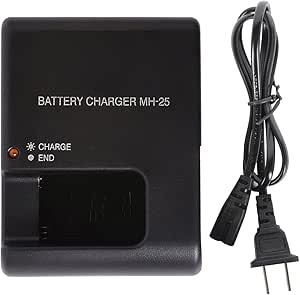 Caricabatteria Originale Nikon MH-25 EN-EL15 Batteria D7000 D7100 D800 - Foto 5