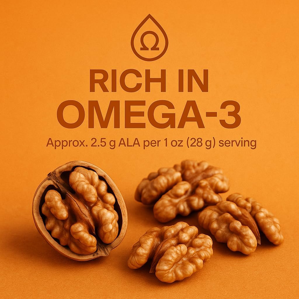 GiDeli Nueces Peladas Enteras 3 x 5 kg - Sin Sal - Bolsas