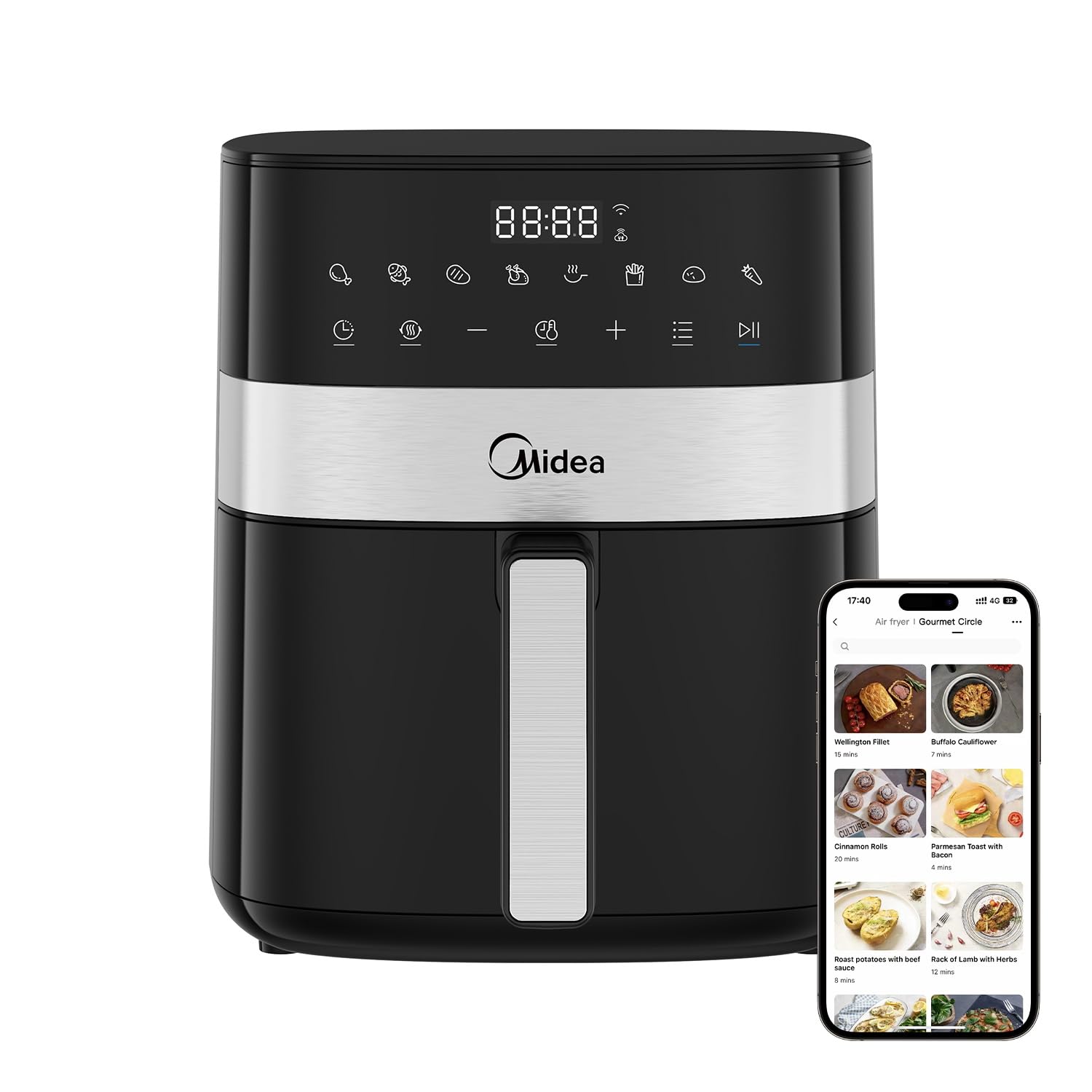 Midea Air Fryer Fritadeira 6L