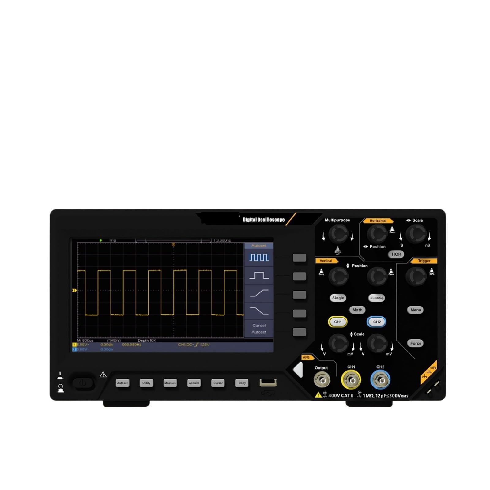 Oscilloscope numérique SDS200 2 canaux 100 MHz 150 MHz 200 MHz 1 Géch/s FFT+ 25 MHz 14 Bits Générateur de signaux SDS210S SDS215S SDS220S(SDS215S,E/U)