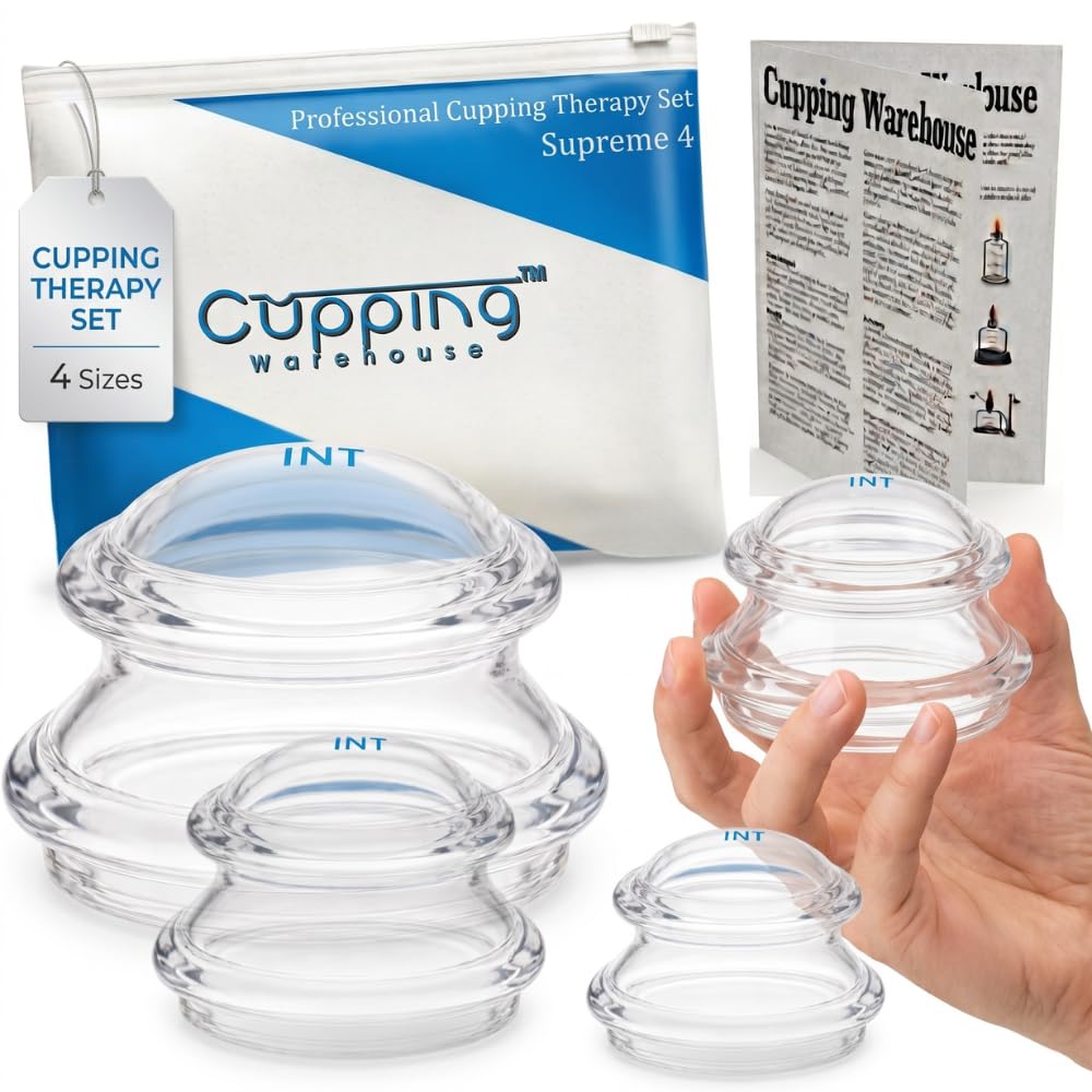 Cupping Warehouse Supreme 4 INT 5560 Silicone Cupping Therapy Set