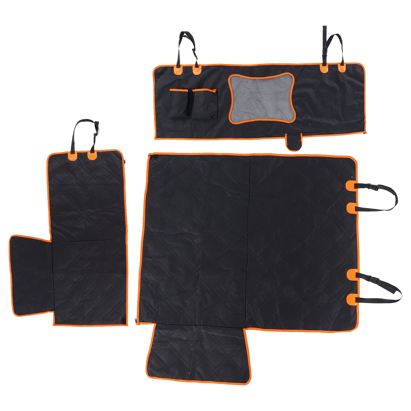 Greensen Protección de Maletero para Perro, Funda de Coche para Perro, Funda de Asiento Trasero para Perros, Maletero Y Parachoques de Suciedad, Arañazos Y Pelo para Coches, Camiones Y SUV 147x137cm