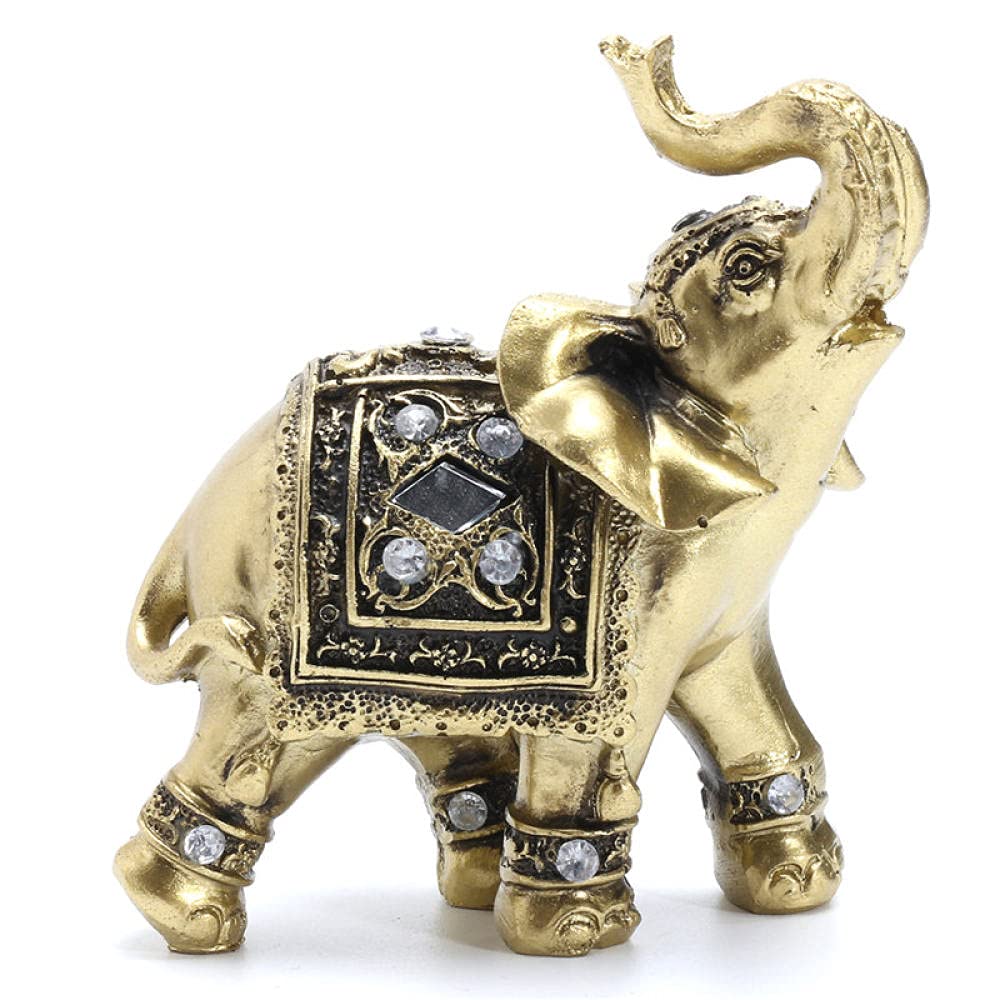 Tronc d'éléphant statue chanceux Feng Shui attirant richesse et harmonie