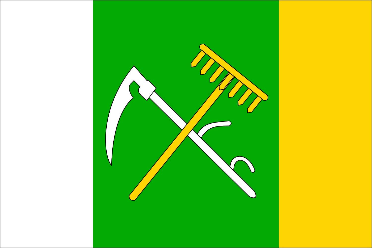 Drapeau XL Blatnicka CZ résistant aux intempéries pour mât de mairie durable
