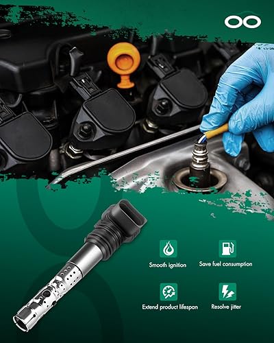 Vista 2173 de SCITOO 1 bobinas de encendido con 4 bujías de iridio para Chevrolet 2011-2015 Cruze 1.4L 2016 Cruze Limited 1.4L 2012-2020 Sonic 1.4L 2013-2021 Trax