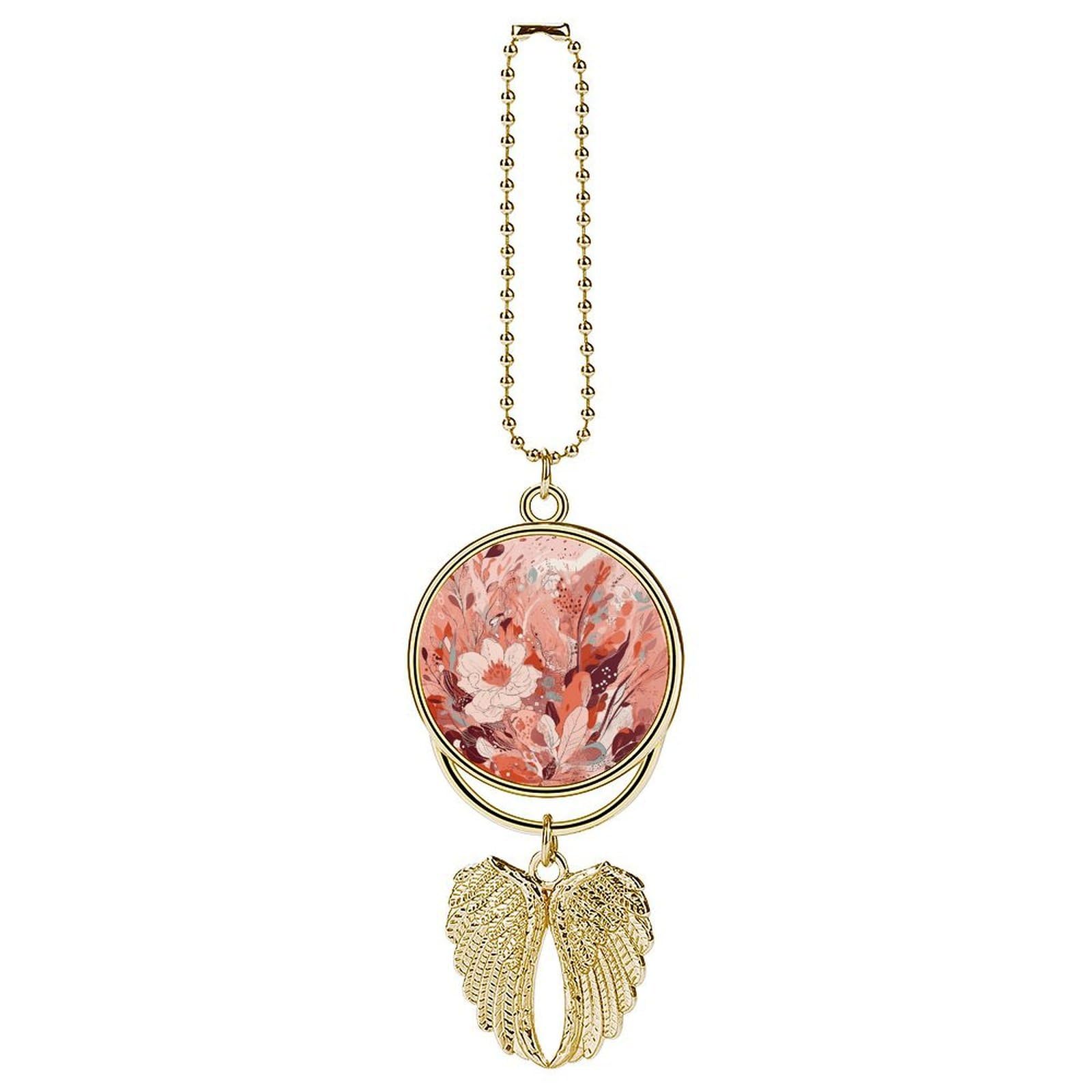 Breloque voiture motif floral abstrait pour sublimer votre rétroviseur au quotidien