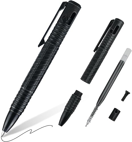 TITANER Bolígrafo EDC de 4 pulgadas, mini bolígrafo de metal de bolsillo de titanio, bolígrafo retráctil recargable de tinta para hombres y mujeres disponible en Yaxa Peru