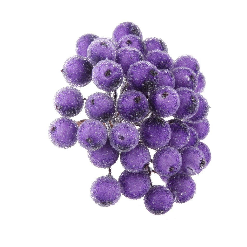 Baies Givrées Artificielles, 40 Pièces Décoratif Mini Noël