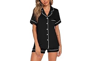 Aamikast Women's Pajama Sets Long Sleeve Button Down