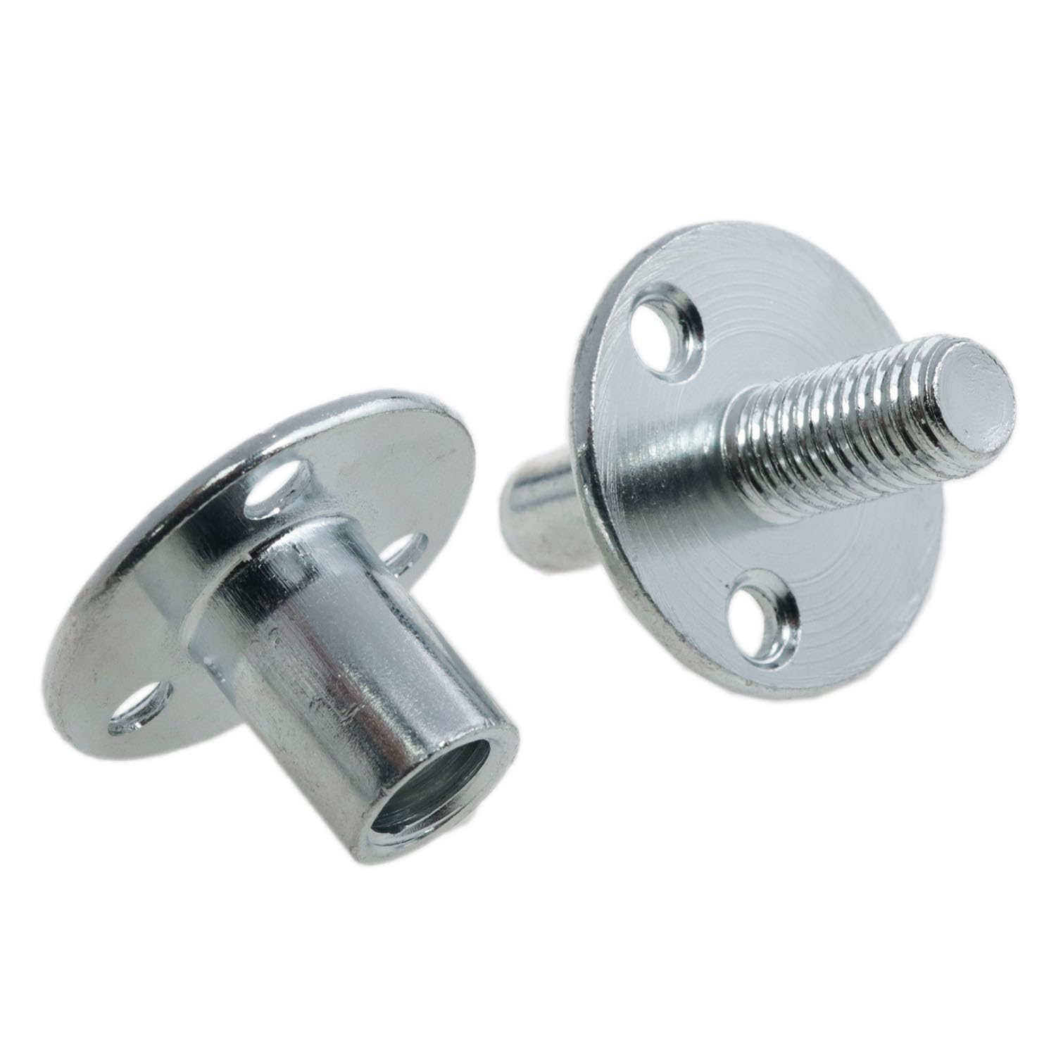 2Pcs M12 T-Nut Bed Post Connector for Furniture