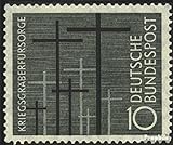 Prophila Collection BRD (BR.Deutschland) 248 (kompl.Ausgabe) postfrisch ** MNH 1956 Kriegsgräber (Briefmarken für Sammler) Militär/Ritter