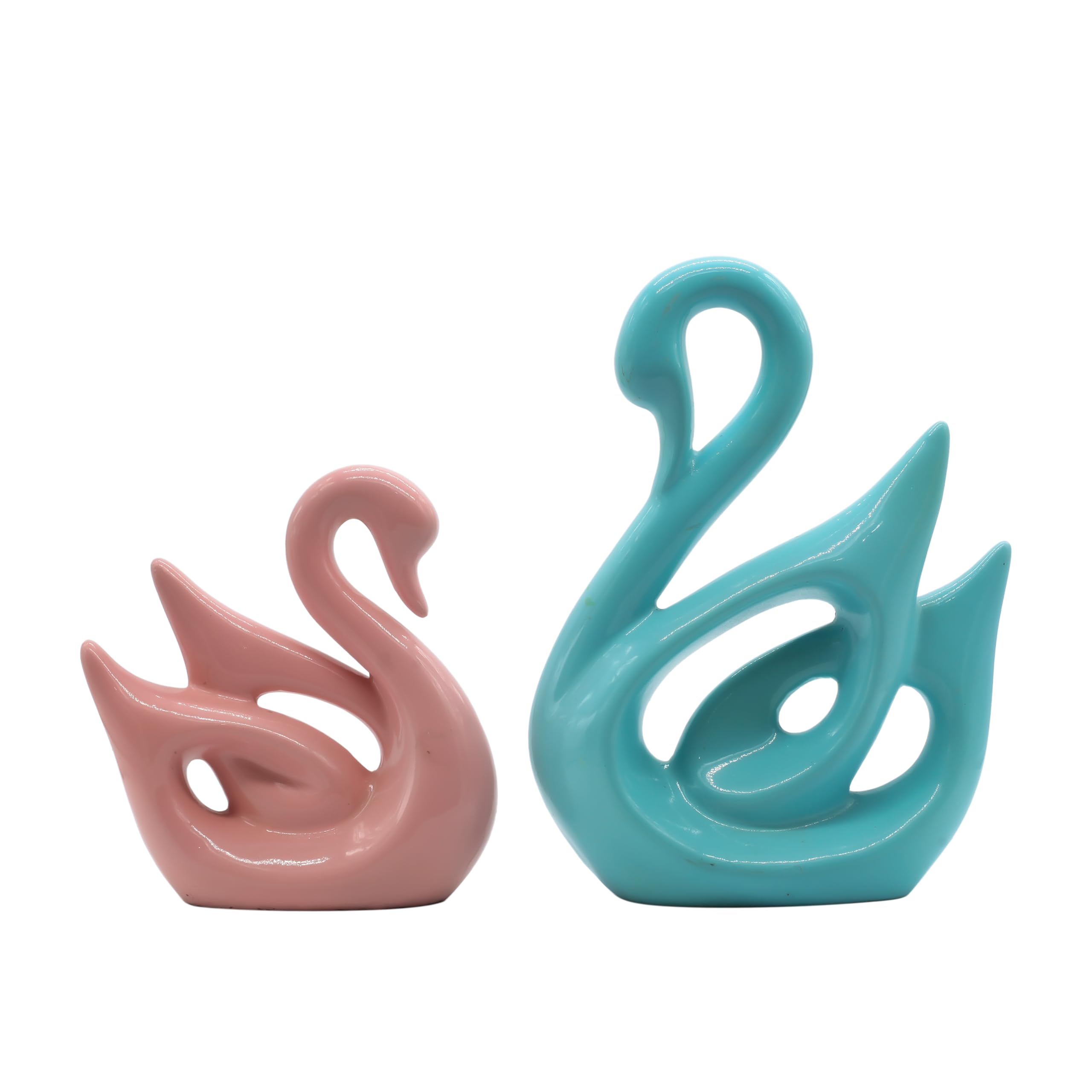 omkar Enterprises Modern Crane Couple Statue ? Elegant Resin Figurine with Textured Wings, Nordic Style Animal Sculpture for Home Decor, Living Room, or Wedding-image-22