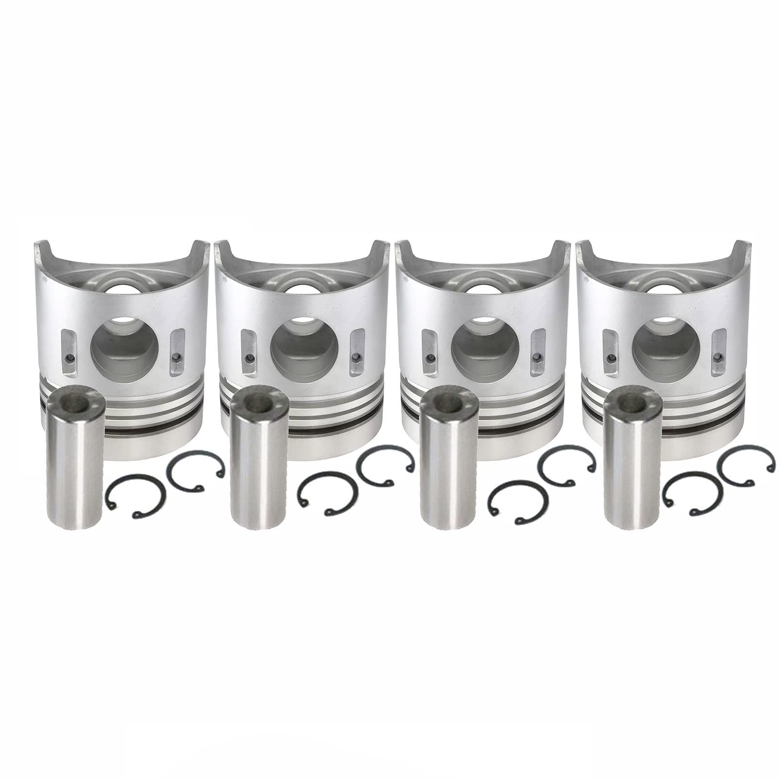 Amazon.com: WSbaodan 4x Piston & Pin & Clip ME018274 Compatible 