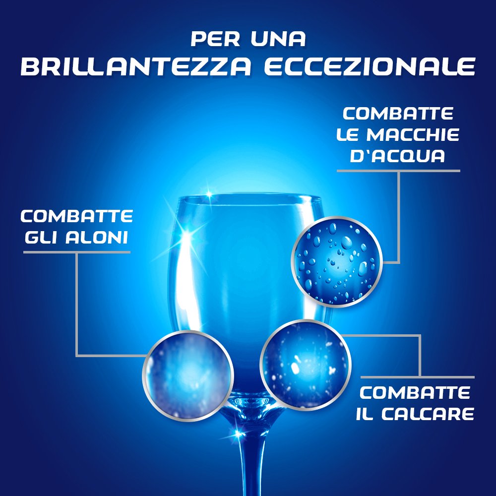 Finish Brillantante Adittivo Lavastoviglie, Limone, 250 ml