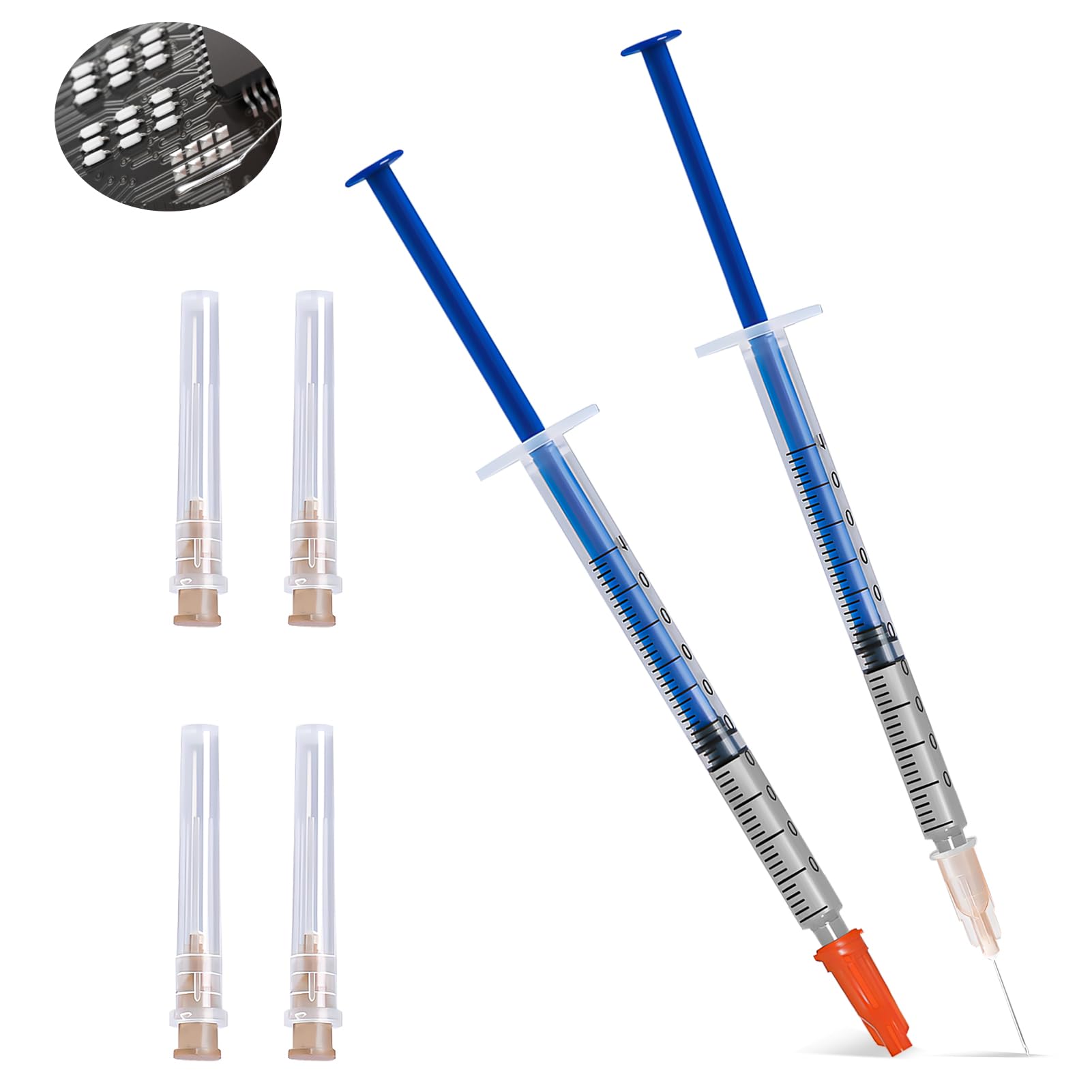 Vernice Conduttiva, Colla Conduttiva Elettrica, Argento Conduttivo Penna, Adatto per Riparare Tastiere, Circuiti Stampati, Cavi di Riscaldamento dei Finestrini Dell'auto, 0,4 ml, 2 Pezzi