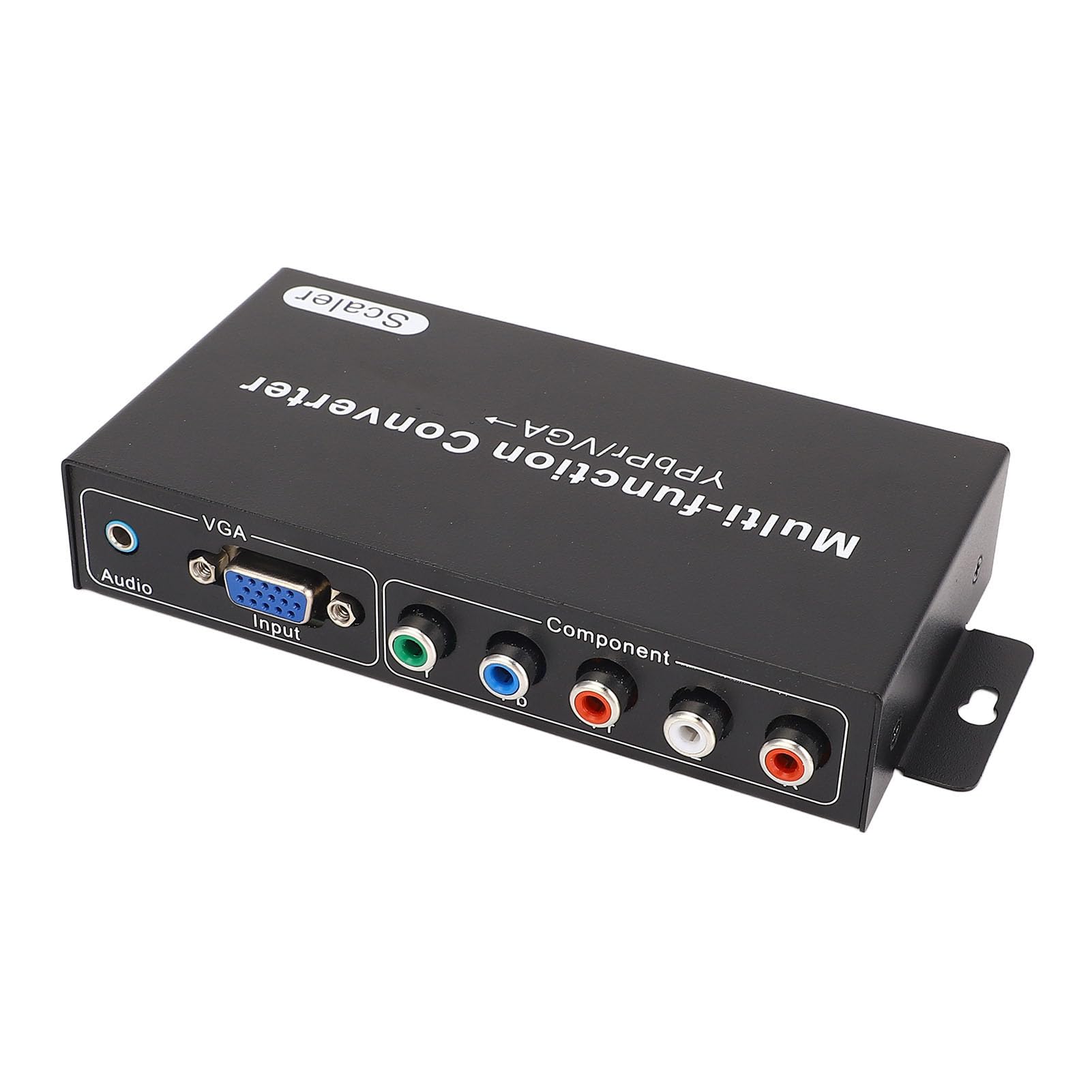 Cuifati Convertitore VGA a HDMI, Convertitore Multimediale VGA a HD 1080P YPbPr, Adattatore Audio Video per Display Monitor Proiettore HDTV (Spina europea)