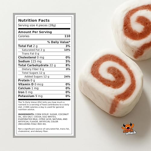 Miniatura 202 de Snack Attack Caramelos de agua salada envueltos individualmente a granel de 1 libra – Caramelos masticables de agua salada, sabores costeros