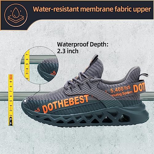 Image of Furuian Steel Toe Sneakers for Men Women Lightweight Safety Shoes Comfortable Puncture Proof Slip On Indestructible Work Shoes
