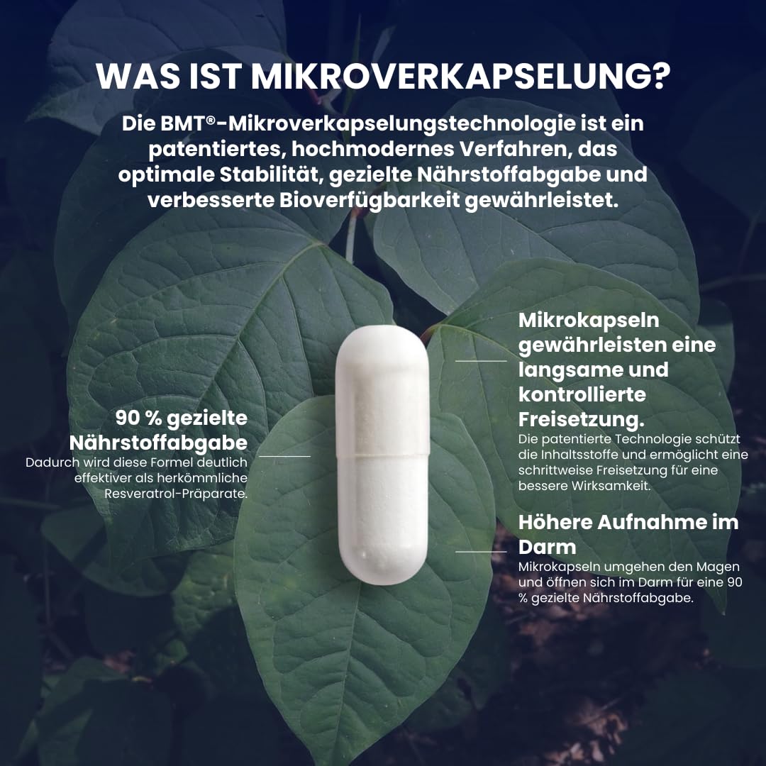 Resveratrol – Mikroverkapselt, schützt Zellen vor oxidativem Stress