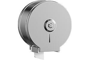 TOBEFORT Slim Toilet Paper Holder with Key