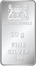 Lords Jewels Banyan Tree BIS Hallmarked and Approved 999 Purity Silver Bar 10g- Save For The Future