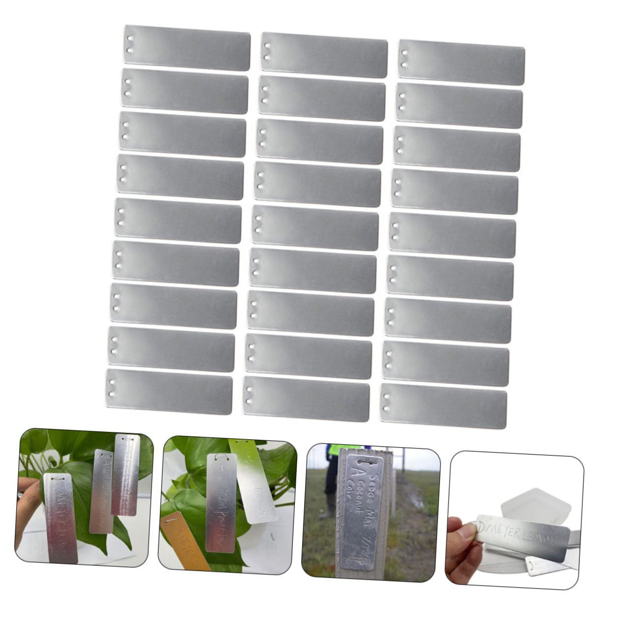 Supvox 400sätze Metall Pflanzenetiketten Wetterfeste Gartenmarkierungen Aluminium Für Pflanzenklassifizierung Und Dekoration Leicht Und Tragbar Für Hobbygärtner Und