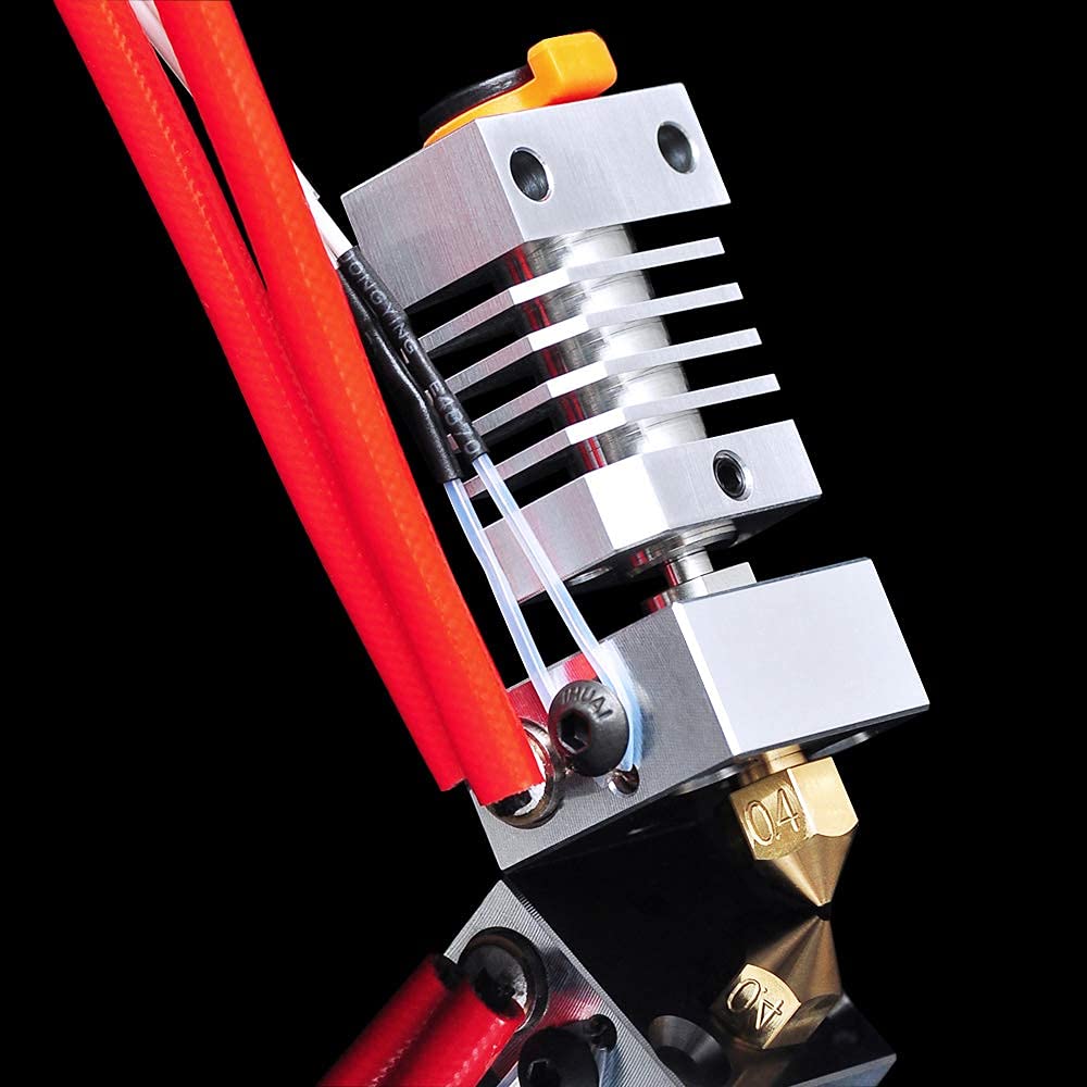 GBA-SZC Upgrade All Metal Hotend,Ender 3 Hotend Precision Kit, Titanium Alloy Heat Break 24V 40W for 3D Printer Ender 3, Ender 3 V2, Ender 3 Pro.（24V Brass Nozzle Kit）