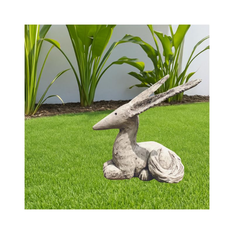 Statue de Le Renard attentif - Le Petit Prince - Gris Clair 37 cm