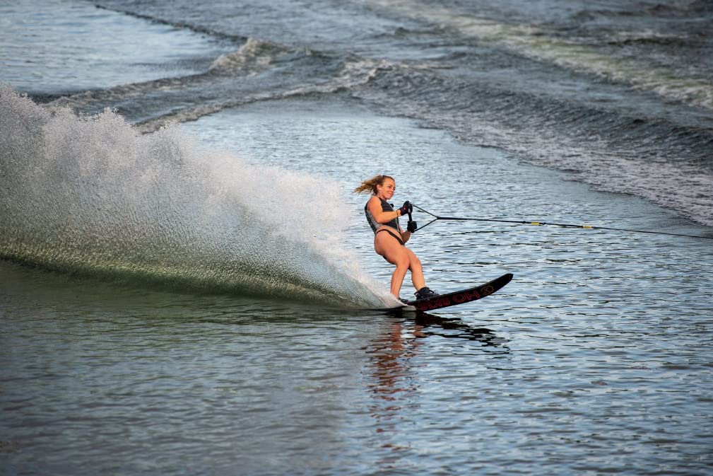 HO Syndicate Works 01 Slalom Waterskis Black/Silver Large