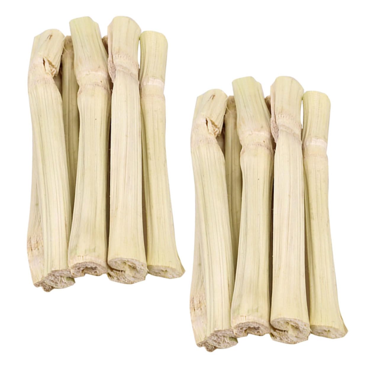 Hohopeti Bâtonnets à Mâcher Bambou Naturel pour Rongeurs Jouets Dentaires pour Chinchillas Cobayes et Hamsters Favorise la Croissance Dentaire Saine et Stimule Mentalement Les Petits