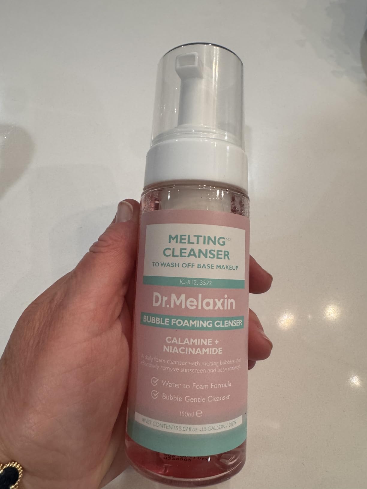 Dr.Melaxin Melting Cleanser - Hypoallergenic Makeup remover with Quick Bubble, Deep Pore Cleansing for all skin type, 150ml