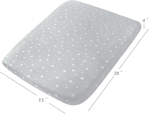 Miniatura 31 de Bassinet Sheets 2 Pack, Fit for Halo BassiNest Swivel, Glide, Flex Sleeper, 4moms Mamaroo Sleep Bassinet, Baby Boy/Girl, Ultra Soft & Super White &