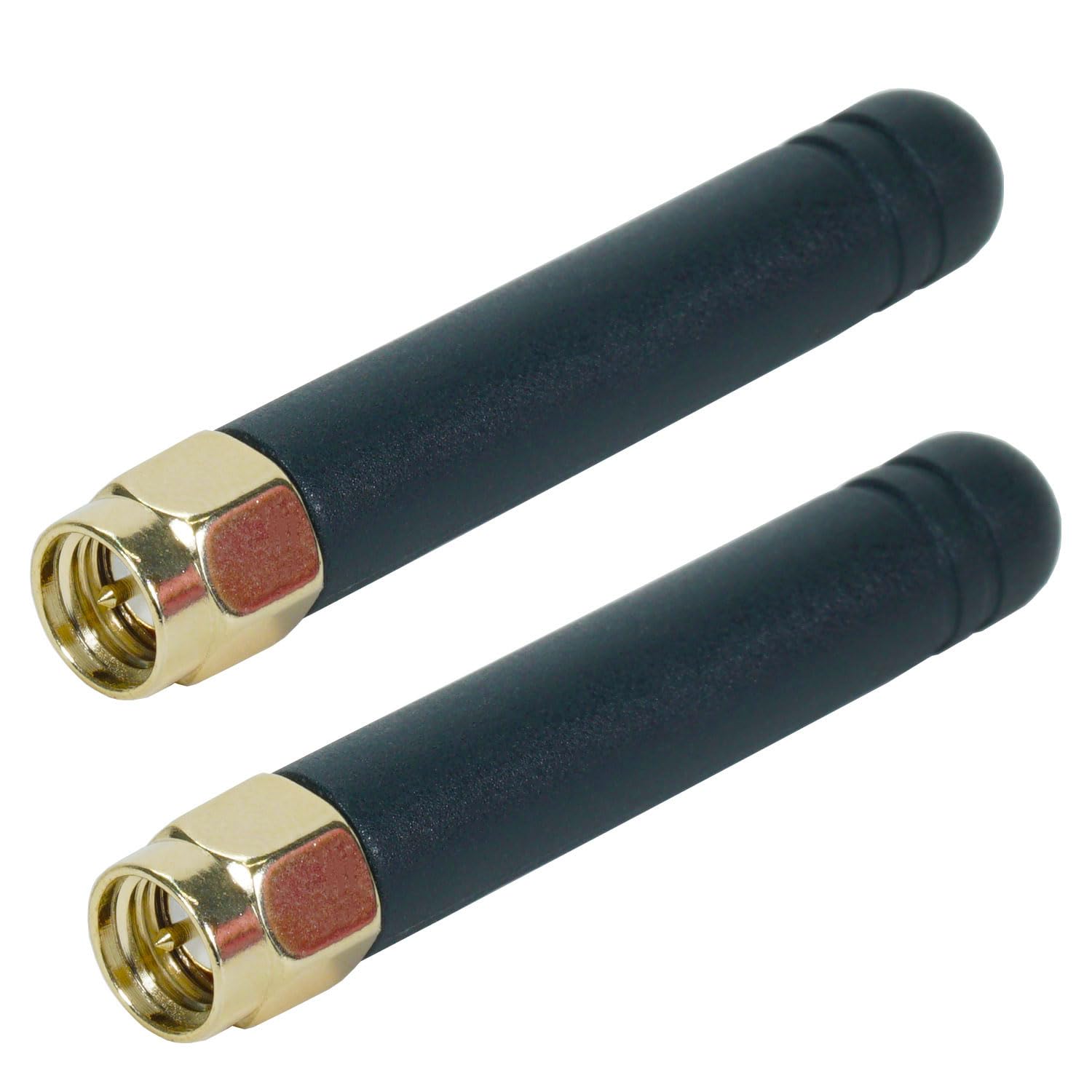 2-pak mini antena WiFi GSM/3G antena SMA męskie złącze 2DBi mała wielokierunkowa antena sygnału WiFi do routera bezprzewodowego