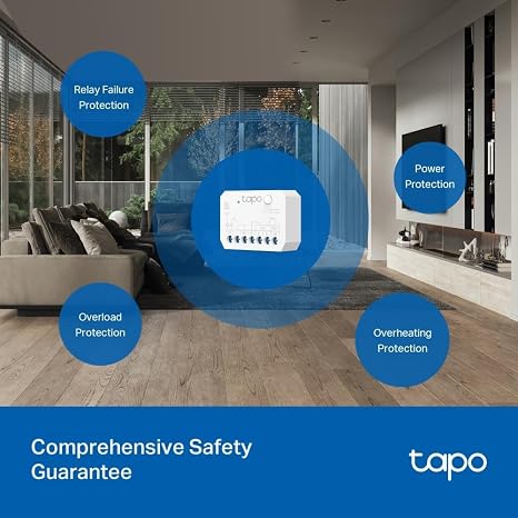 Tapo S110E Smart Switch Module, Dry/Wet Smart Switch, No Hub Required