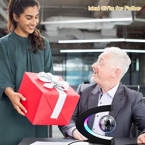 Miniatura 4 de MOKOQI - Globo terráqueo flotante giratorio magnético misteriosamente suspendido en el aire Ideal para regalos de Navidad para padres estudiantes y